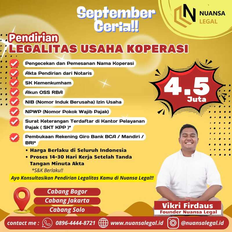 Virtual Office tersebar di 5 tempat di DKI Jakarta